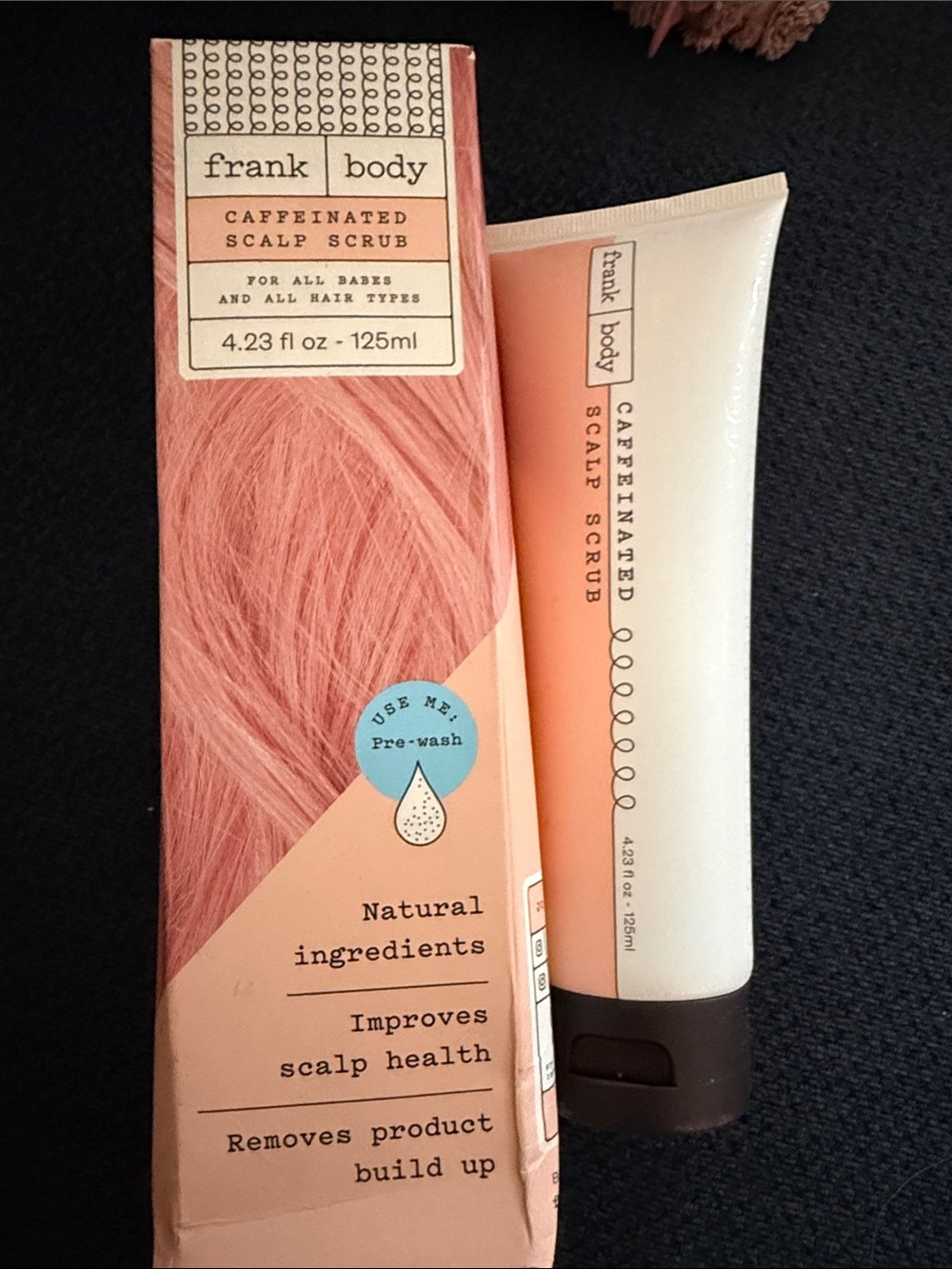 NWT FRANK BODY CAFFEINATED SCALP SCRUB Haircare